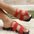 Toe Loop Flats Sandals