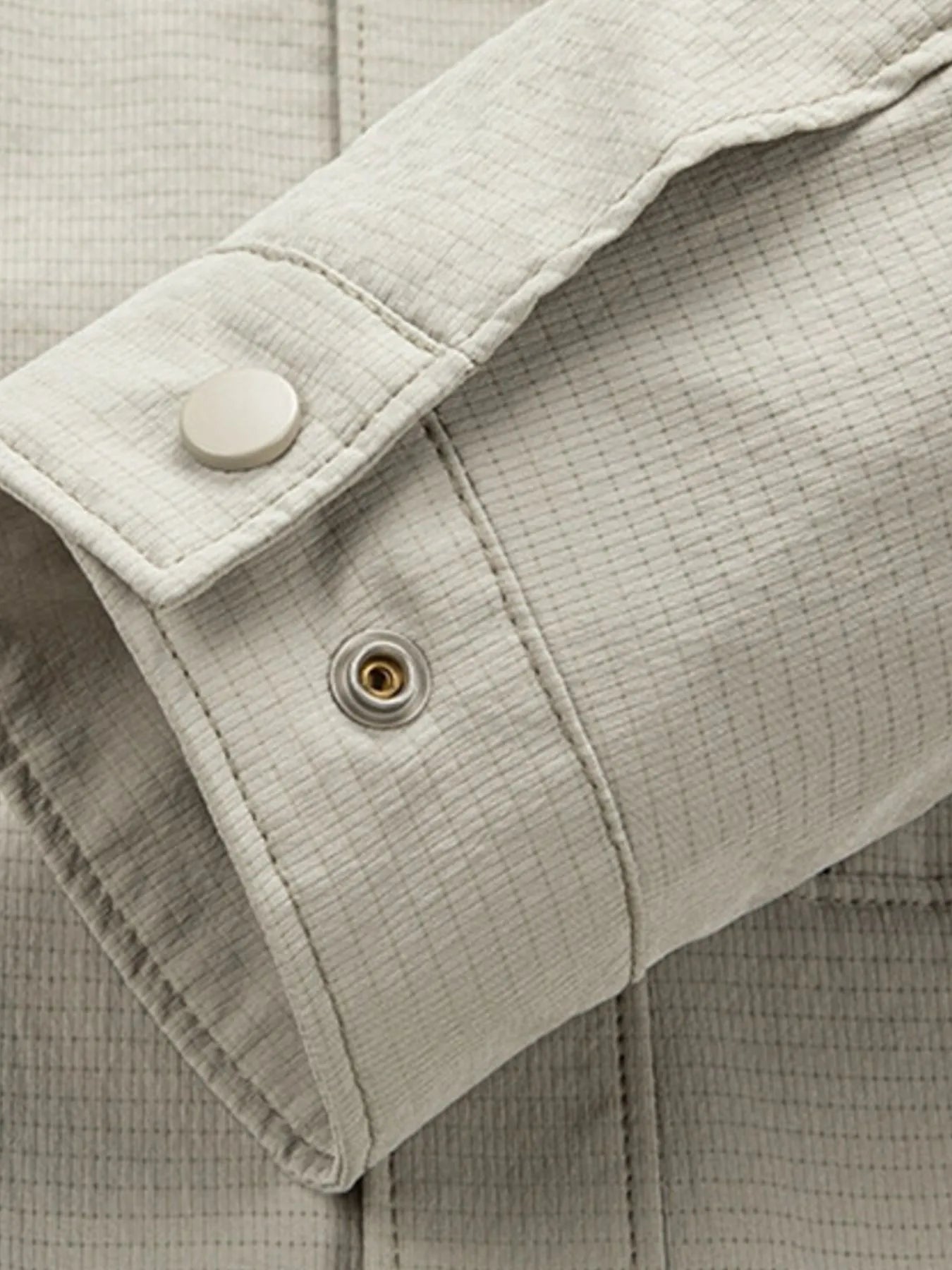 Men's Plus Size Button Up Long Sleeve Jacket