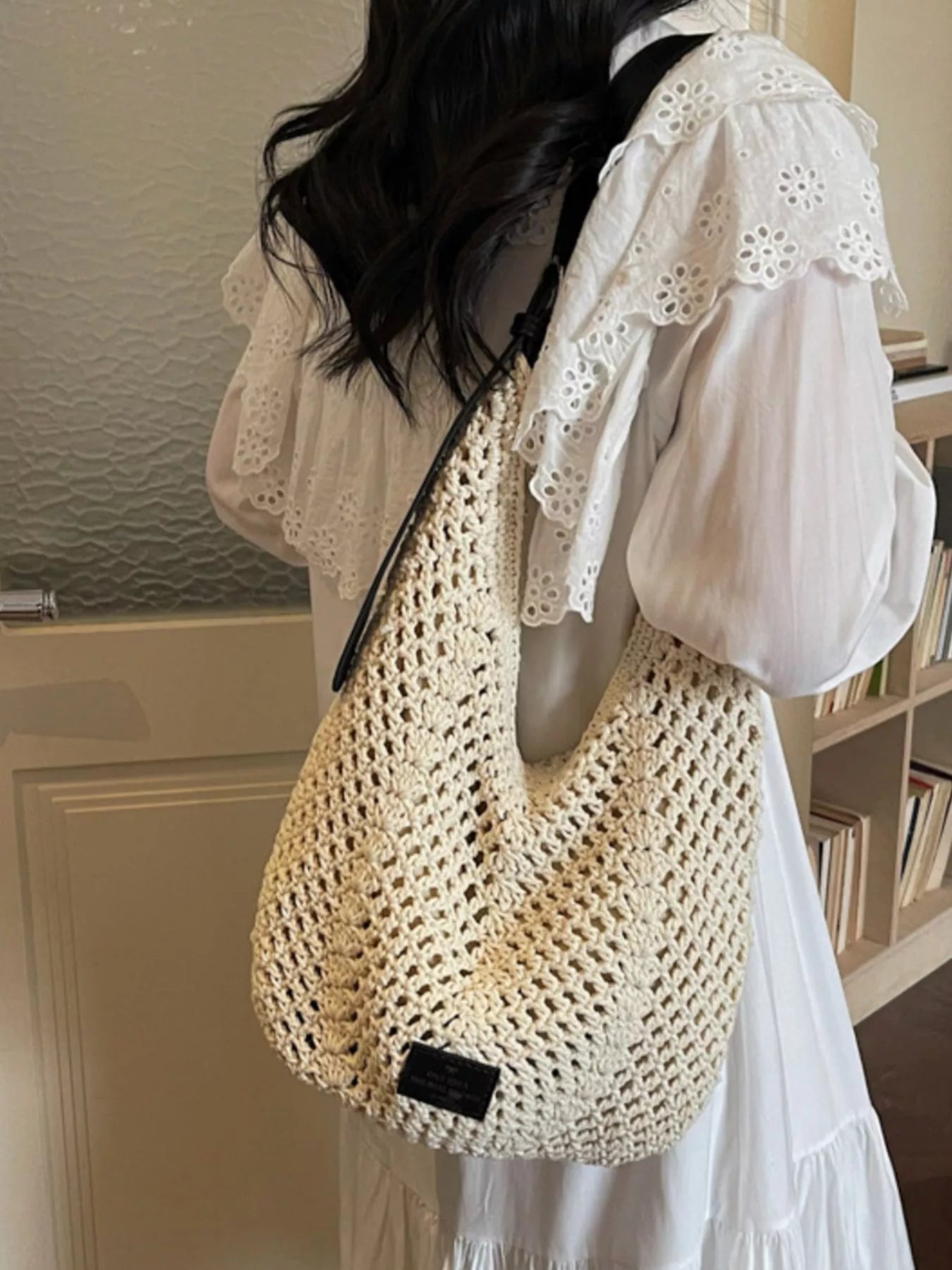 Boho Crochet Shoulder Bag