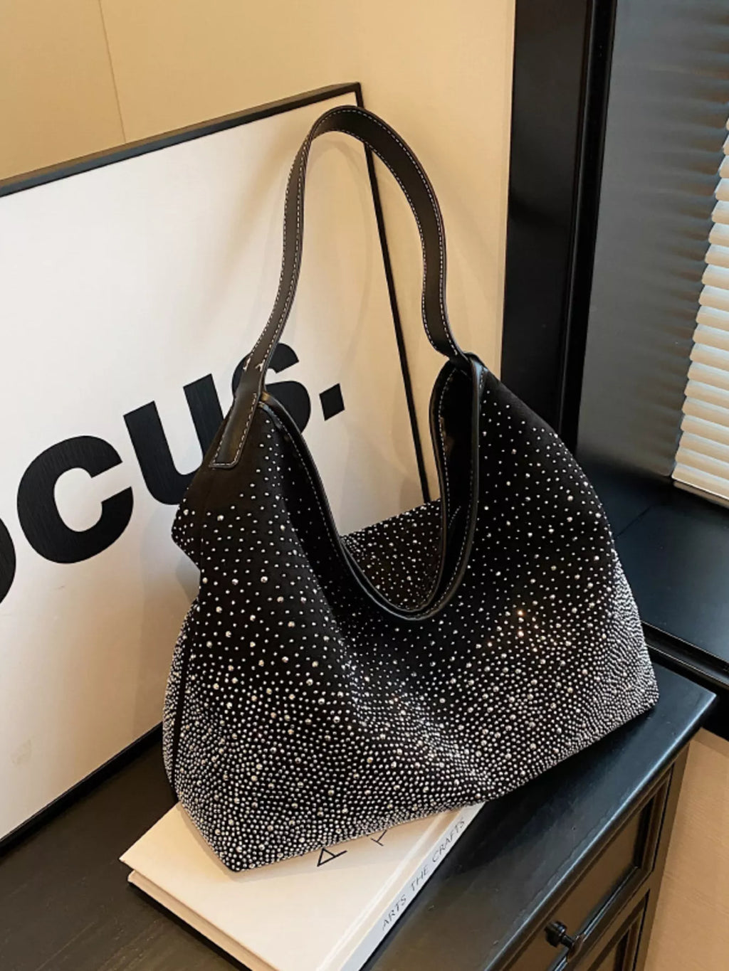 Rhinestone Tote Bag