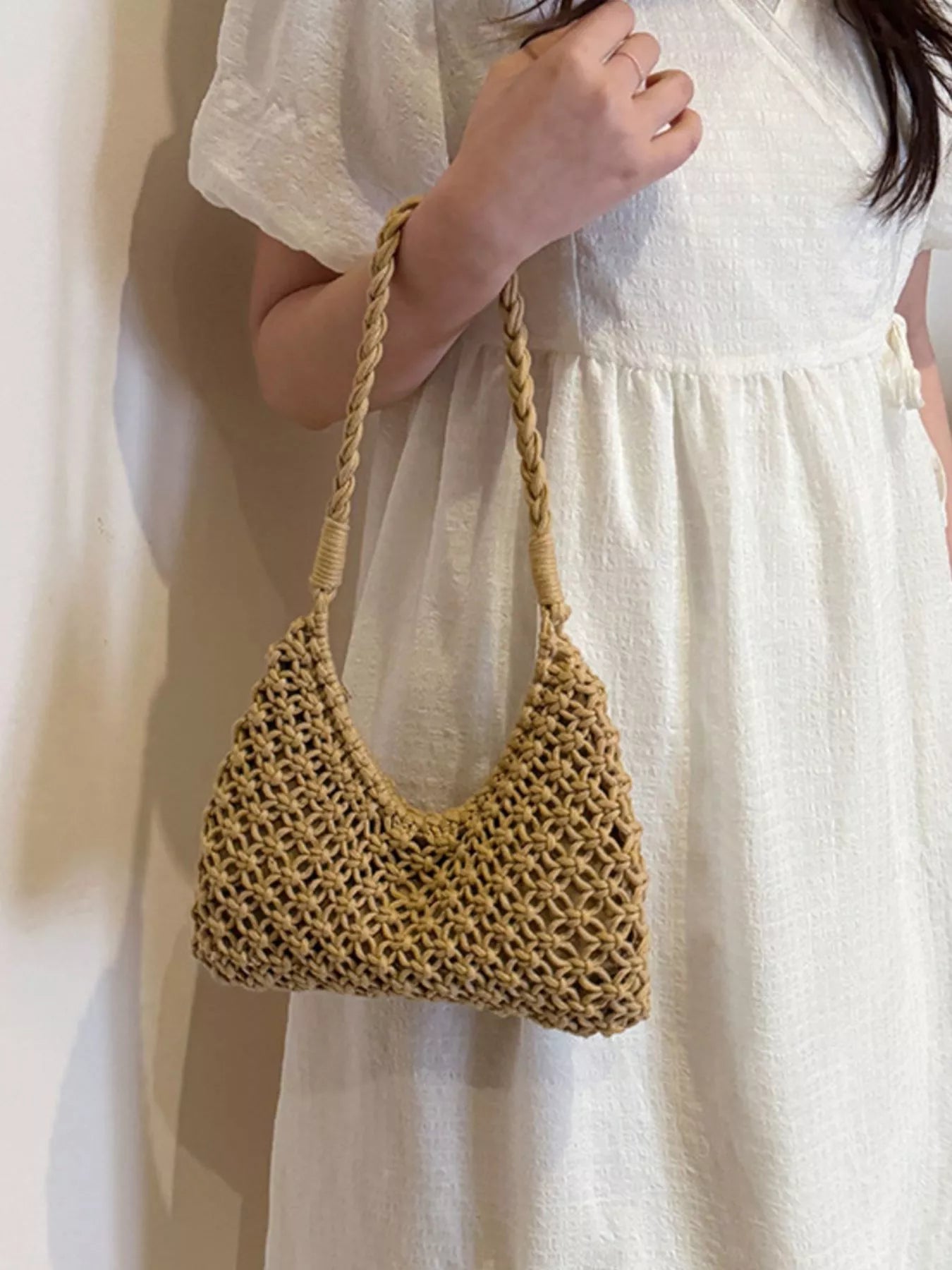 Woven Shoulder Bag