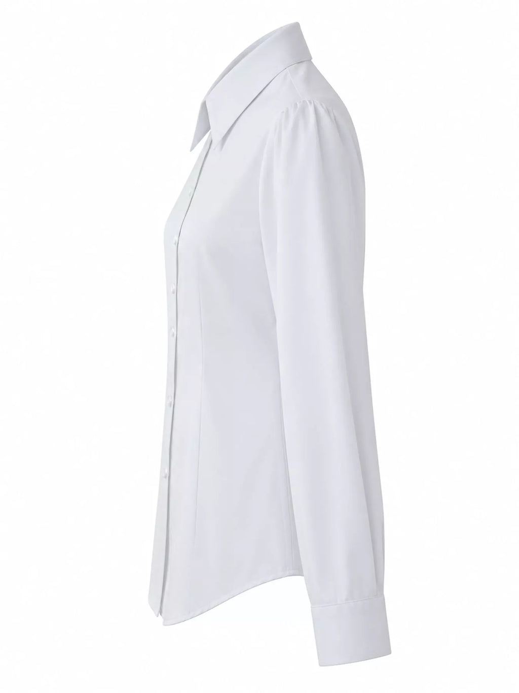 Full Size Classic Slim-Fit Button-Down Shirt Plus Size