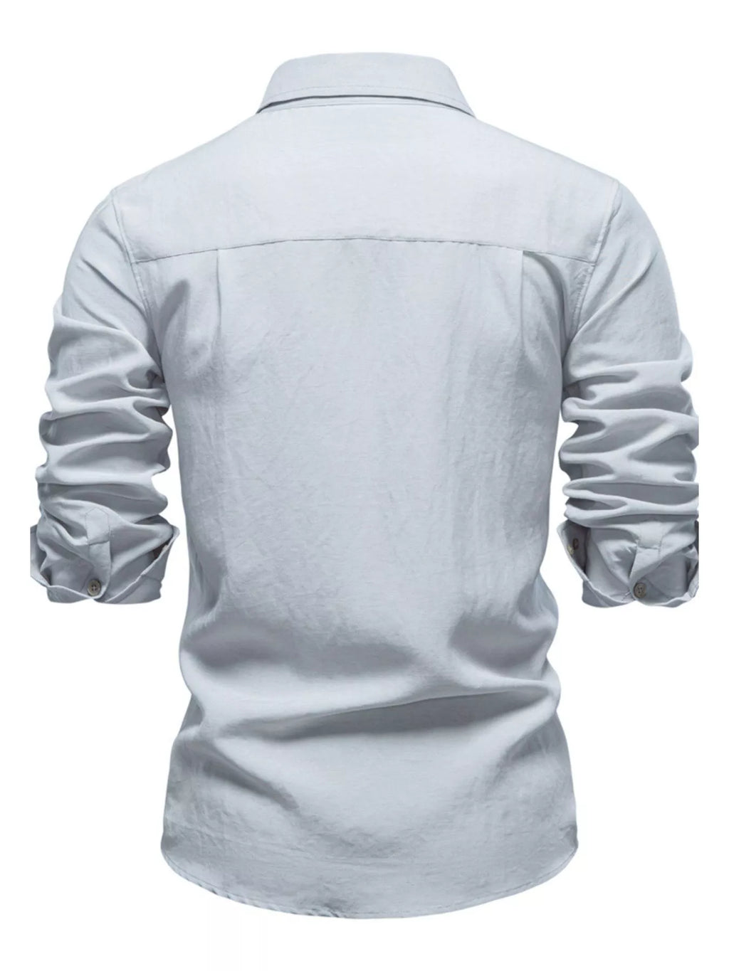 Men's Casual Button Up Long Sleeve Shirt