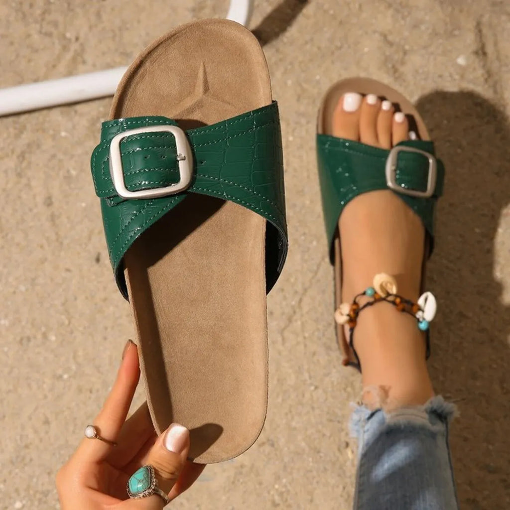 Buckle Strap Open Toe Sandals