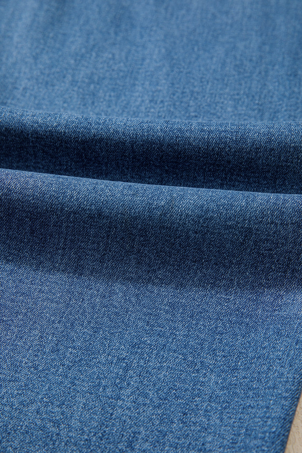 Myosotis Acid Washed Straight Leg Full Length Casual Jeans