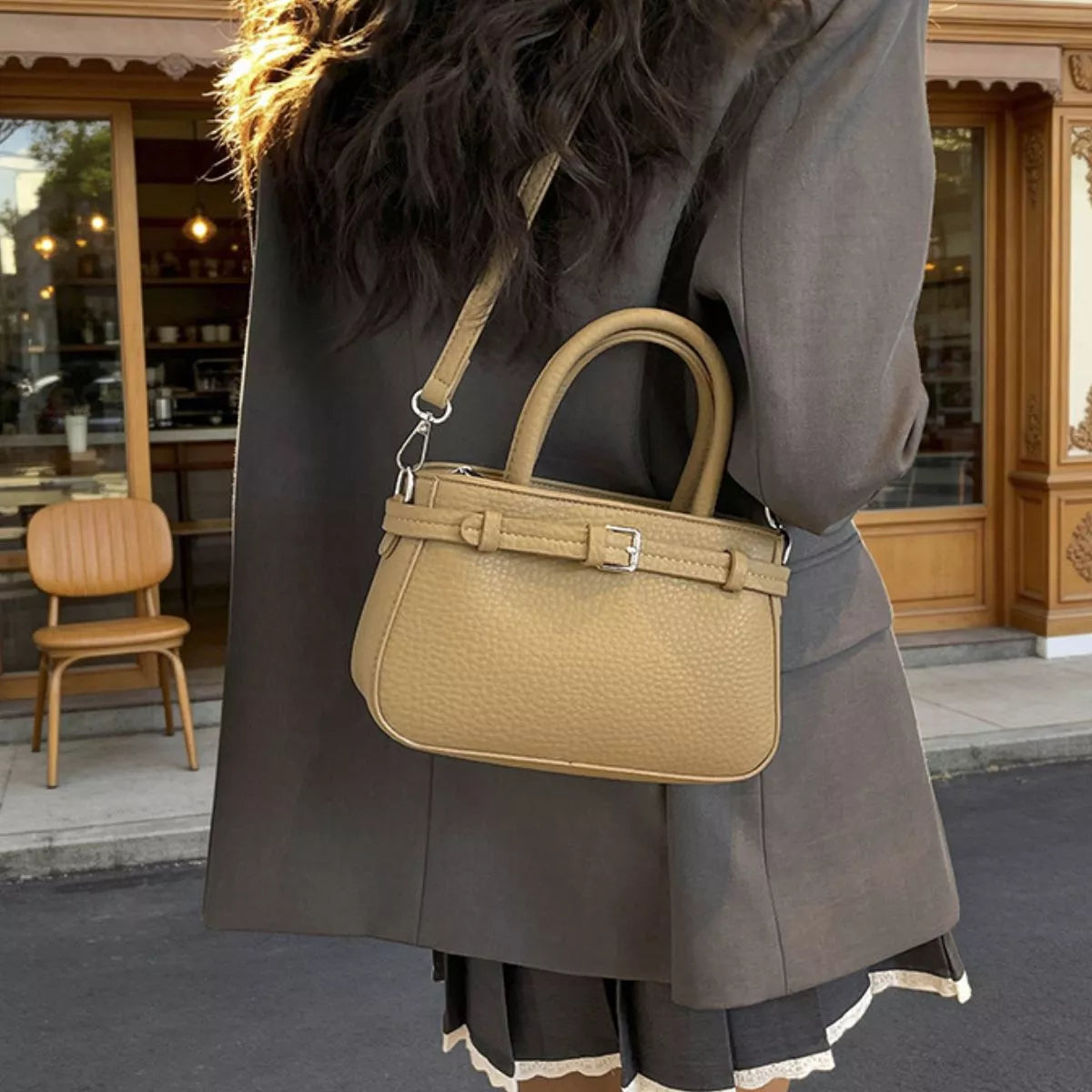 PU Leather Crossbody Bag