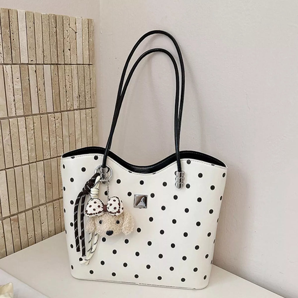 Polka Dot Shoulder Bag