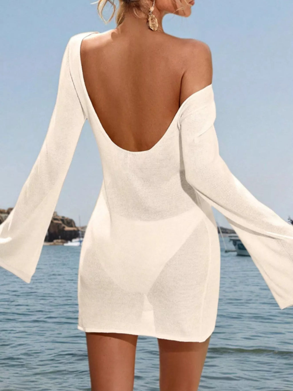 Long Sleeve Cover-Up Dress
