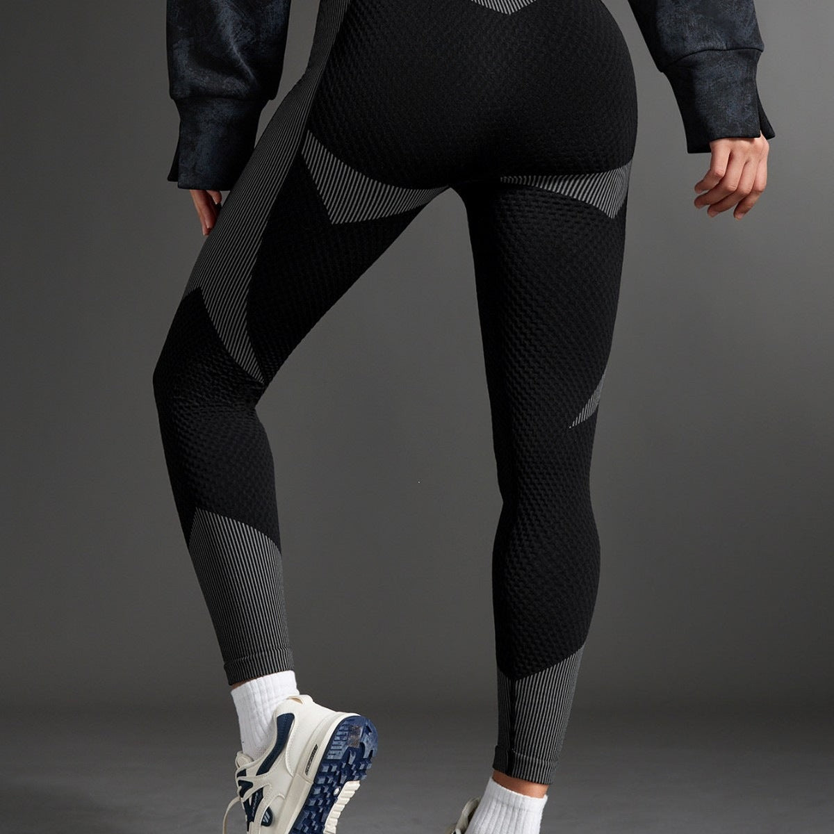 Yoga Cut-To-Size Cross-Border Amazon Tk Fitness Leggings Moisture-Wicking Sportswear Women's Polyester Sports Pants