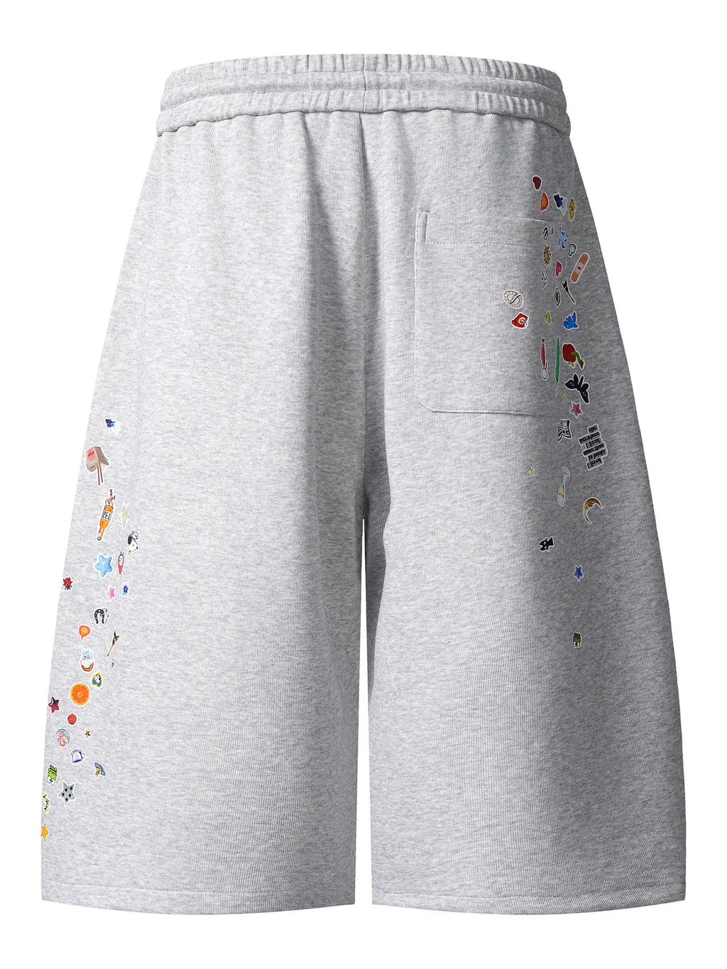 Men's Printed Drawstring Casual Shorts