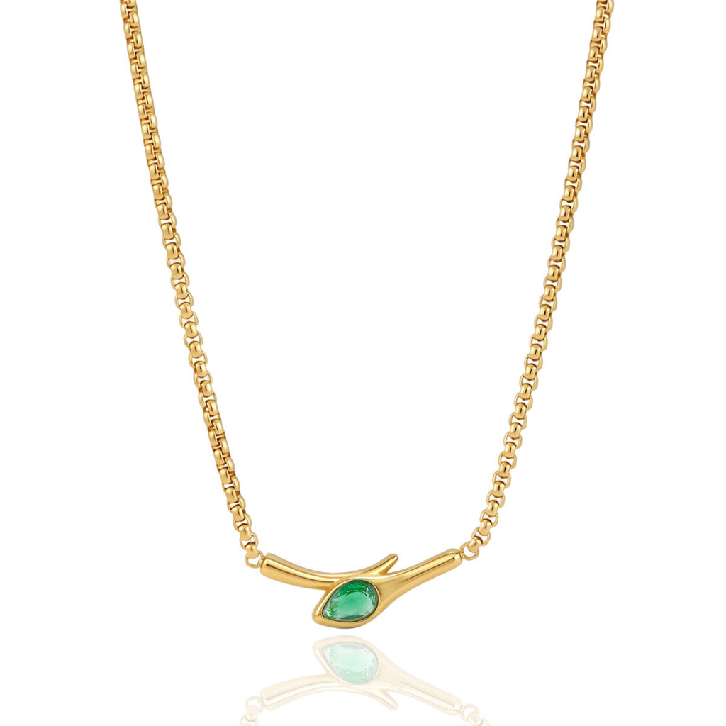 Snake Zircon Pendant Necklace Collection