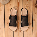Mesh Open Toe Flats Sandals
