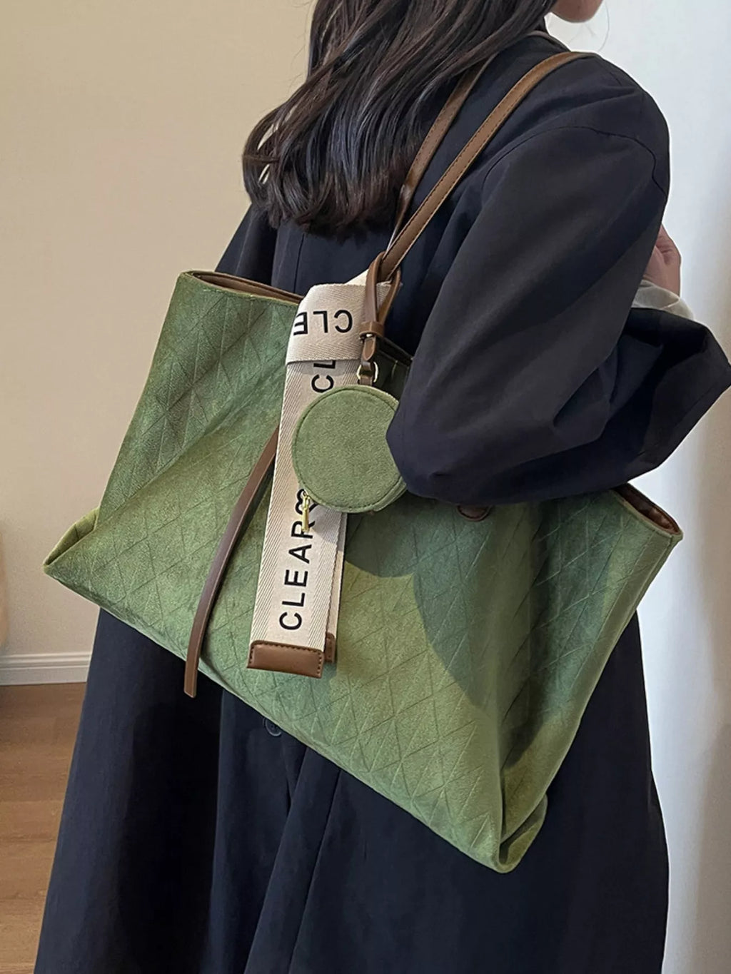 Large Capacity Tote Bag with Coin Purse