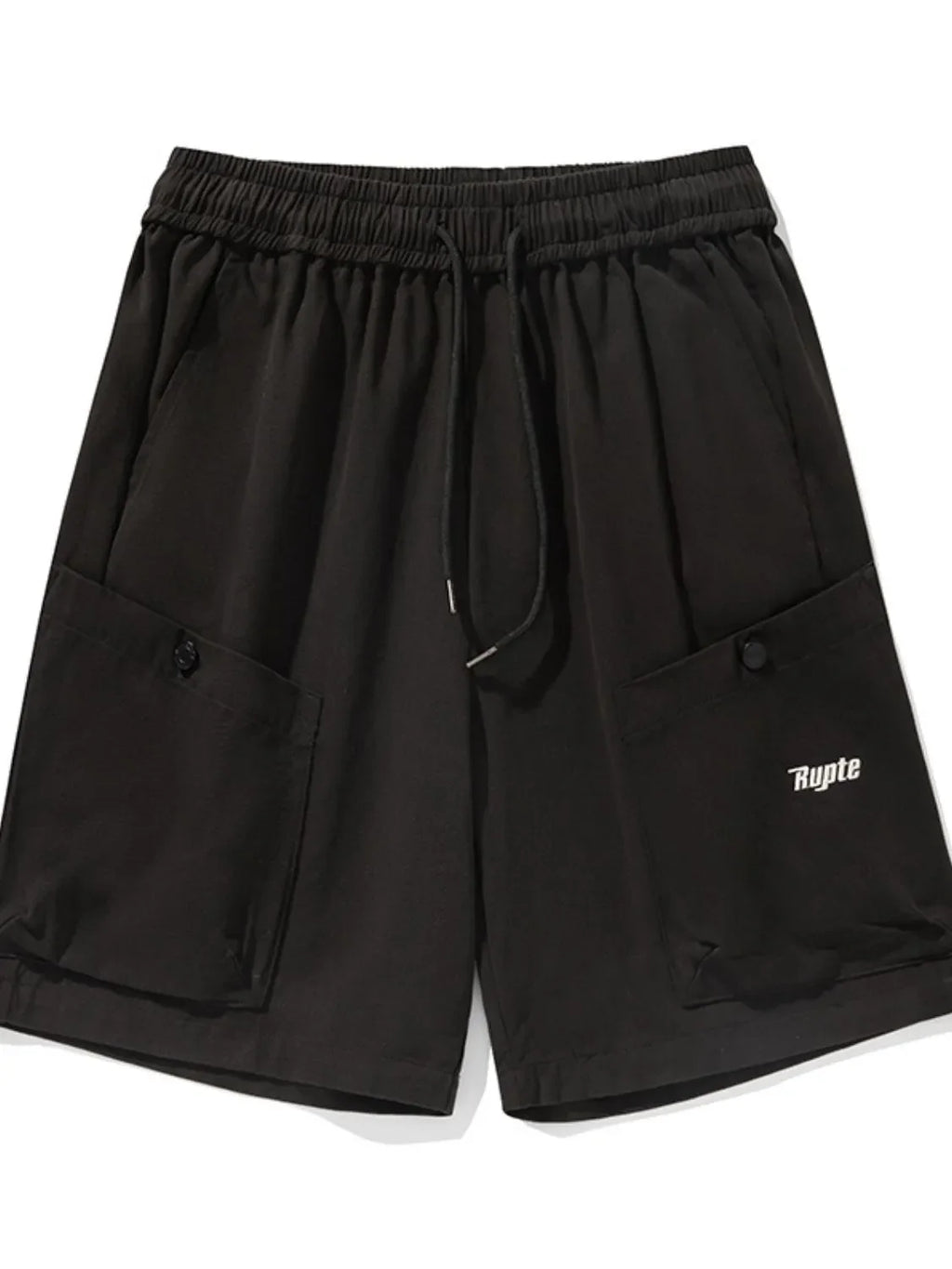 Men's Plus Size Drawstring Shorts with Pockets