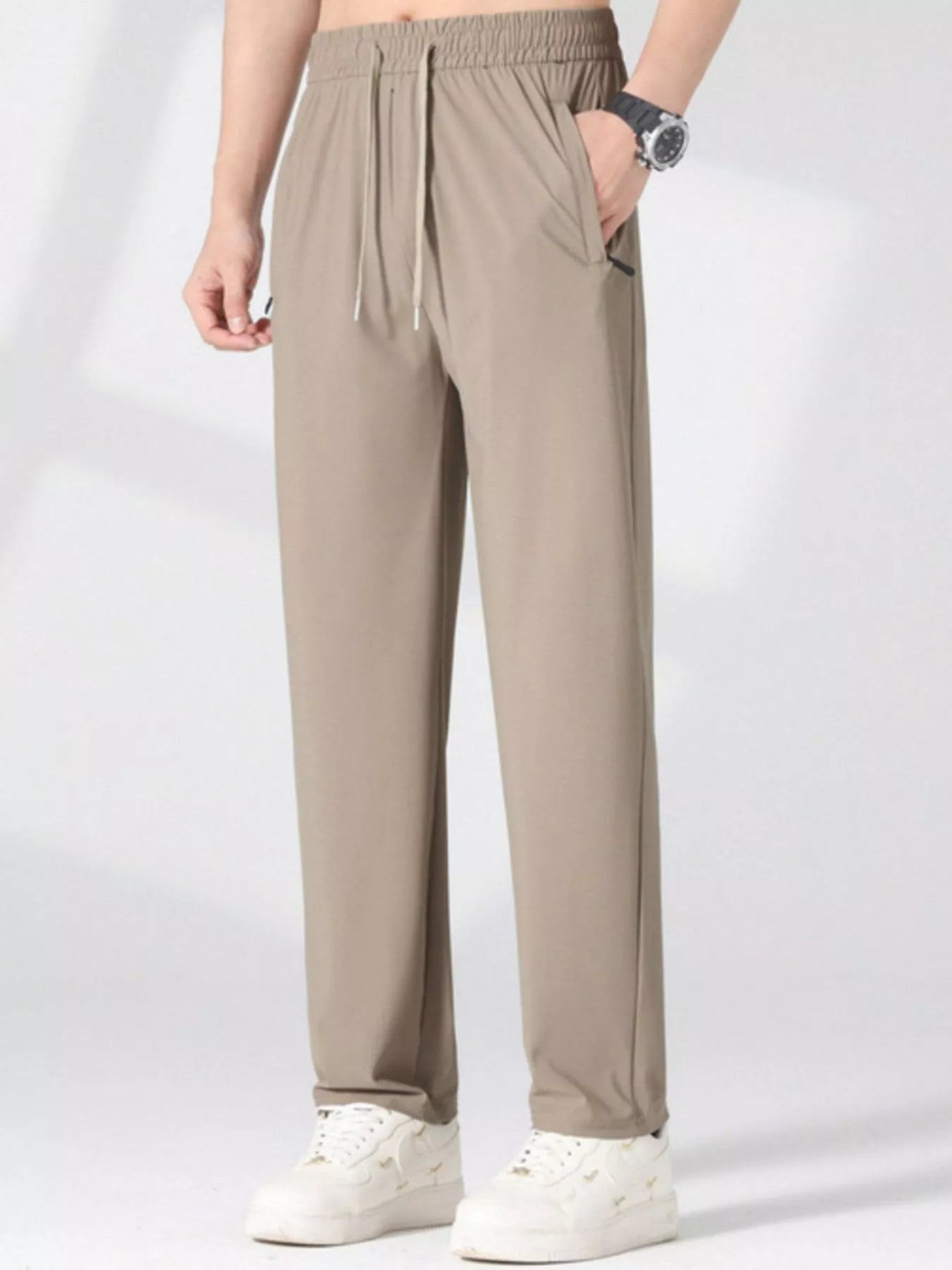Men's Plus Size Casual Lightweight Quick-Dry Pants