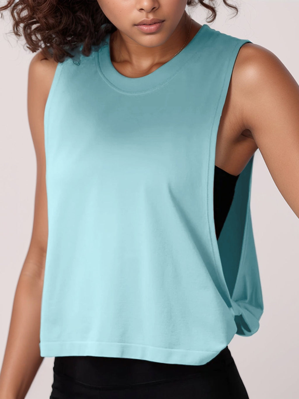 Cross-Border Loose Sleeveless Blouse Sports Vest Women's Summer Lightweight Breathable Running Yoga Clothing Top Fitness Vest