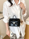 Quilted Leather Crossbody Bag