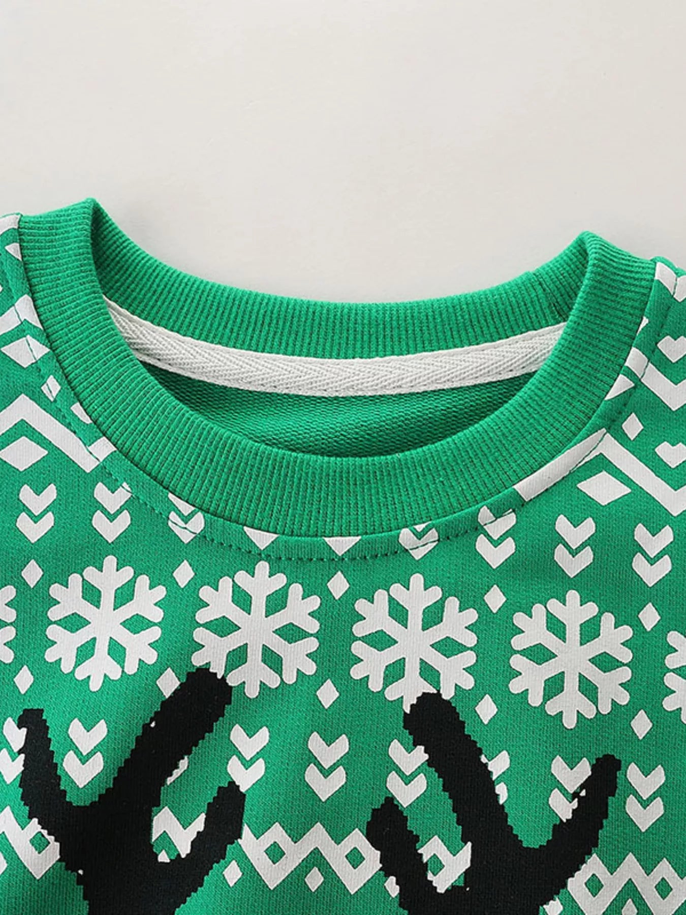 Children's Reindeer Graphic Christmas Sweatshirt
