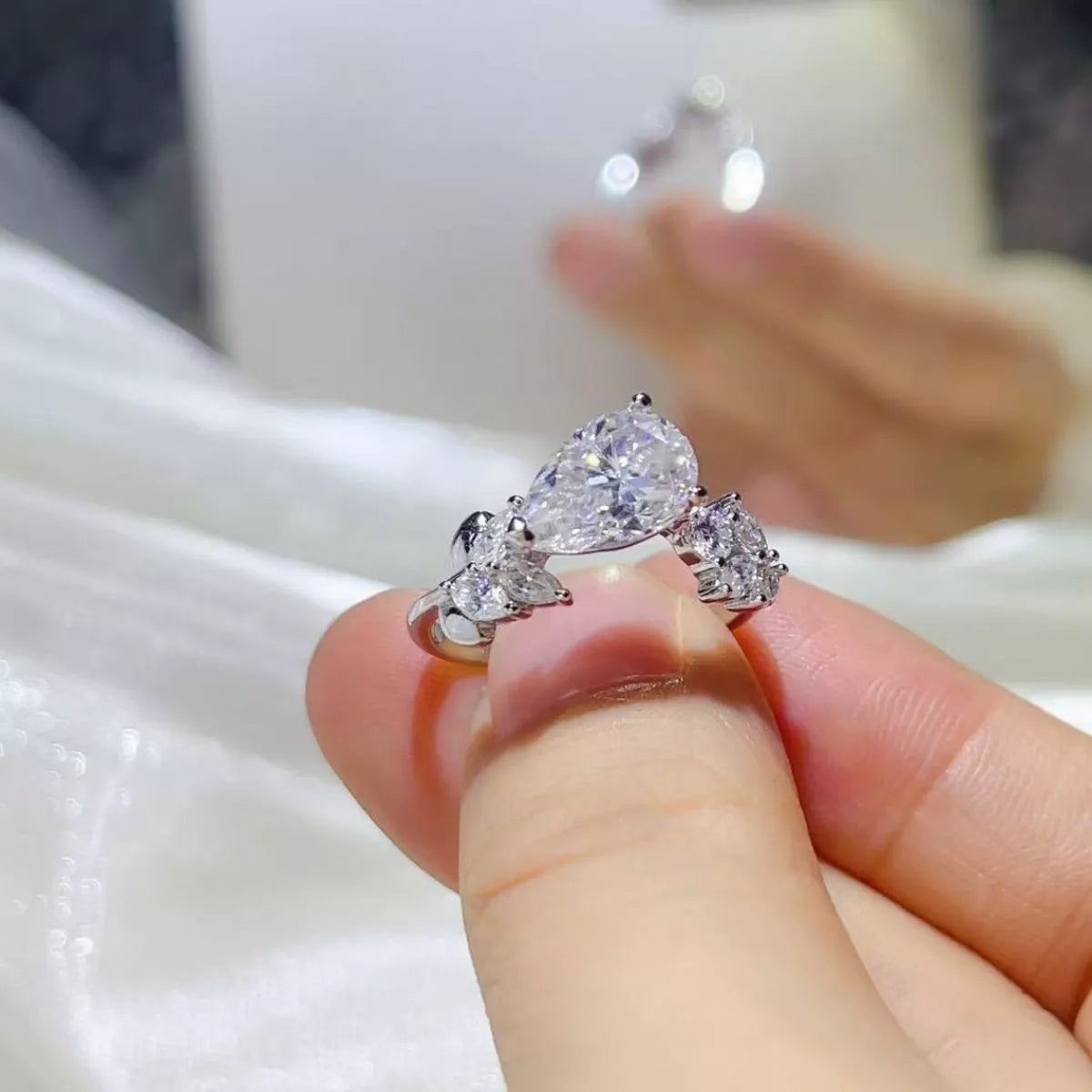3 Carat Moissanite 925 Sterling Silver Ring