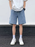Men's Full Size Relaxed Fit Denim Shorts Plus Size