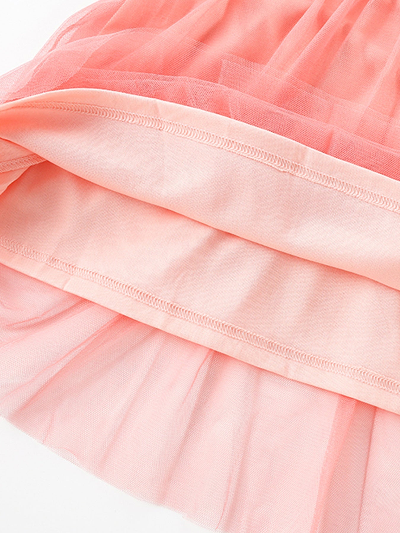 Children's Butterfly Embroidered Tulle Layered Dress