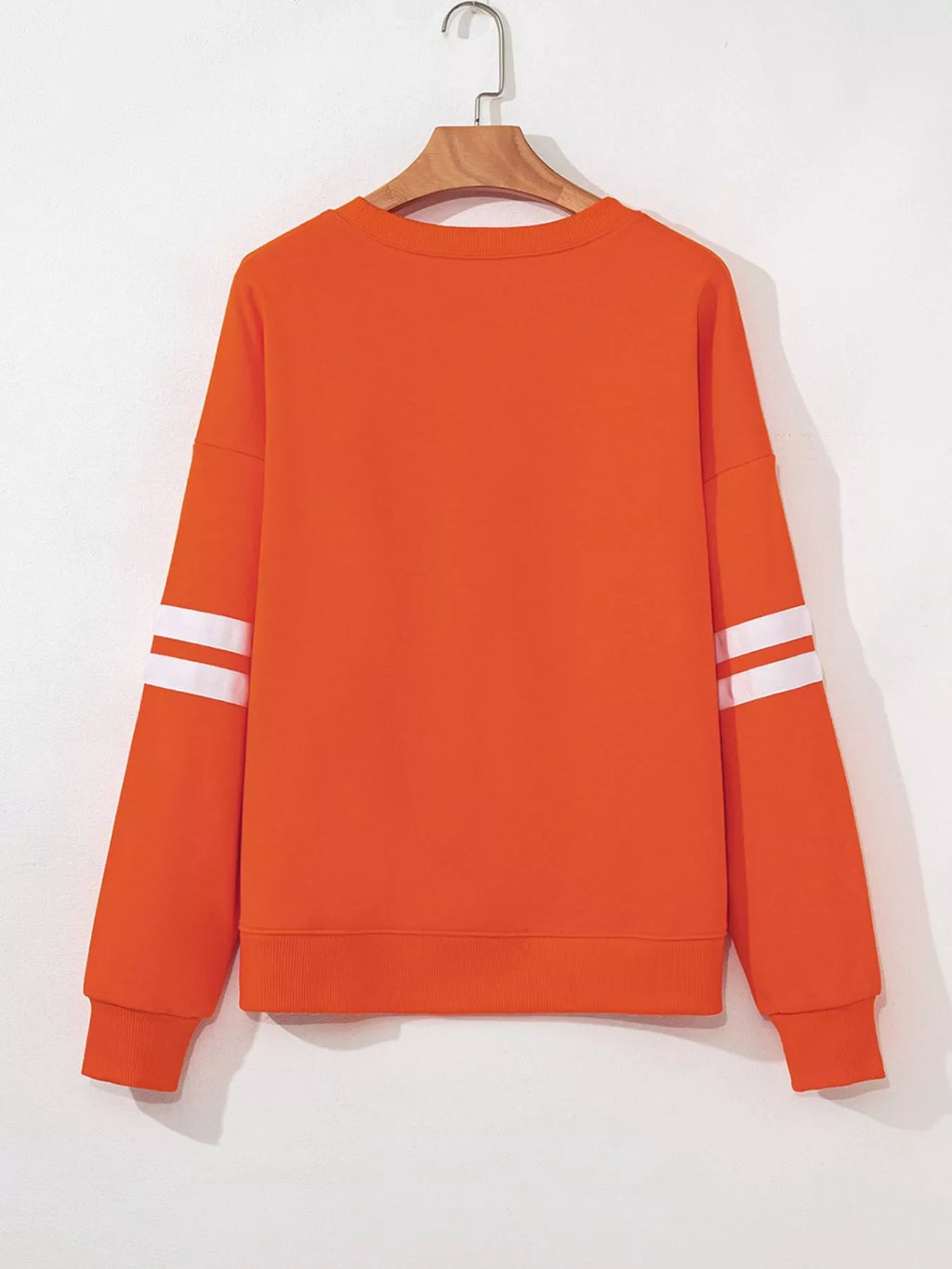 Striped Dropped Shoulder Sweatshirt