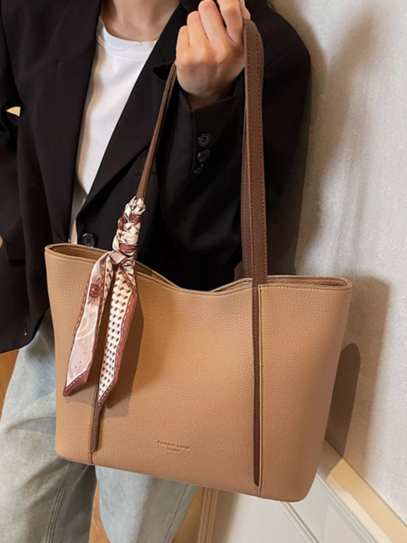PU Leather Tote Bag