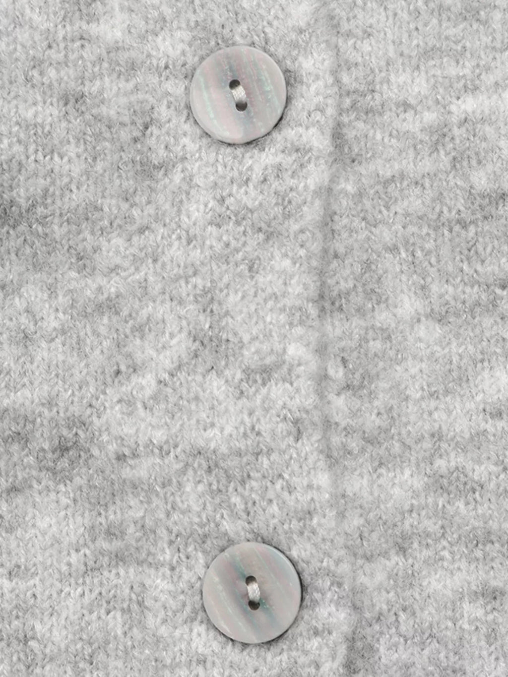 Crew Neck Button-Down Cardigan