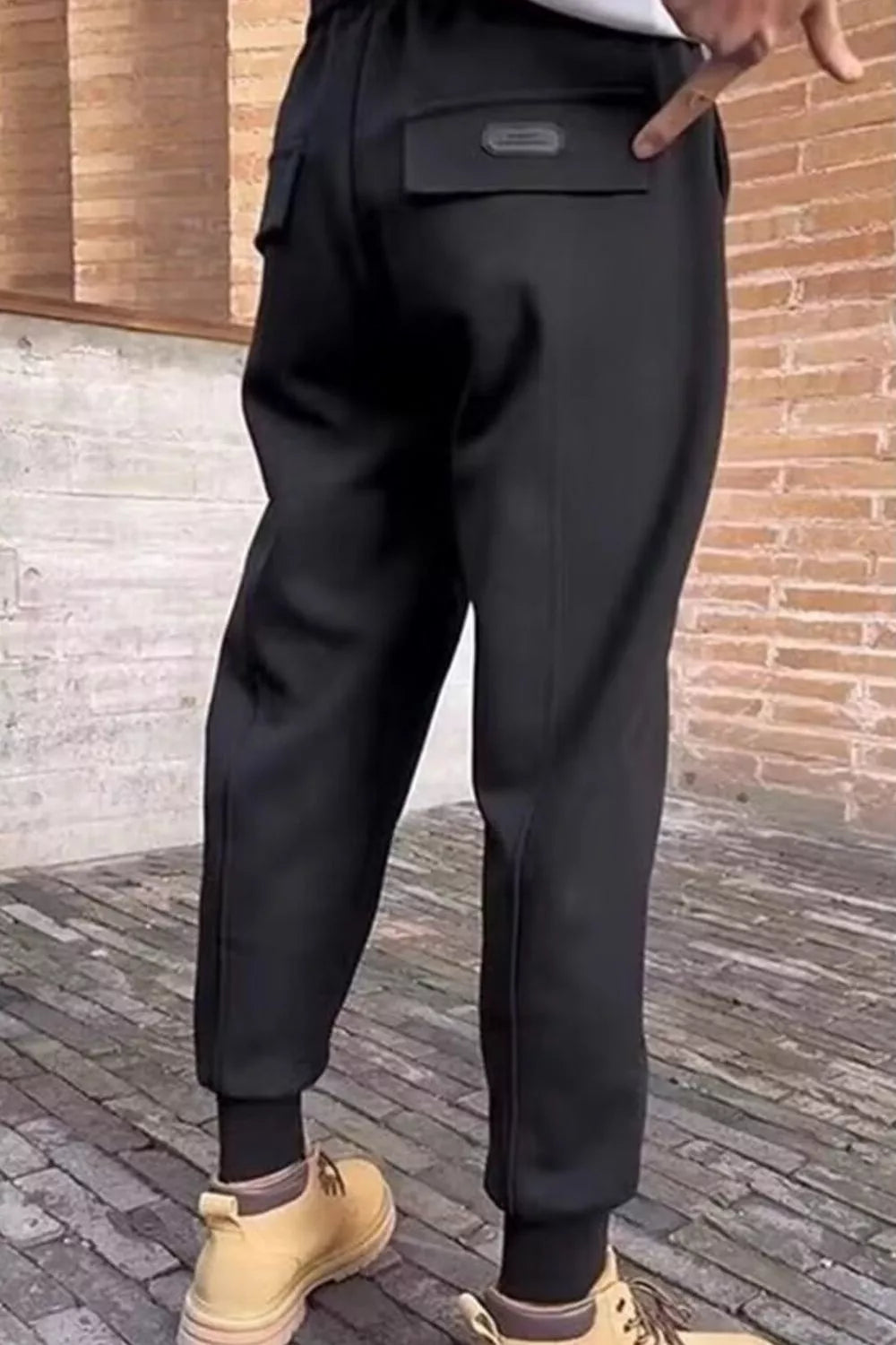 Men's Plus Size Drawstring Loose Fit Joggers