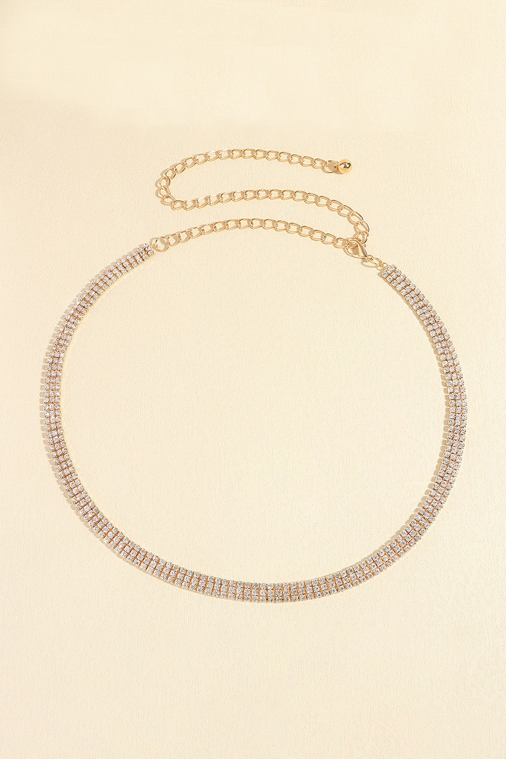 Rhinestones Alloy Belt