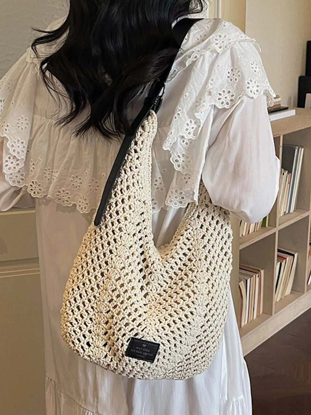 Boho Crochet Shoulder Bag