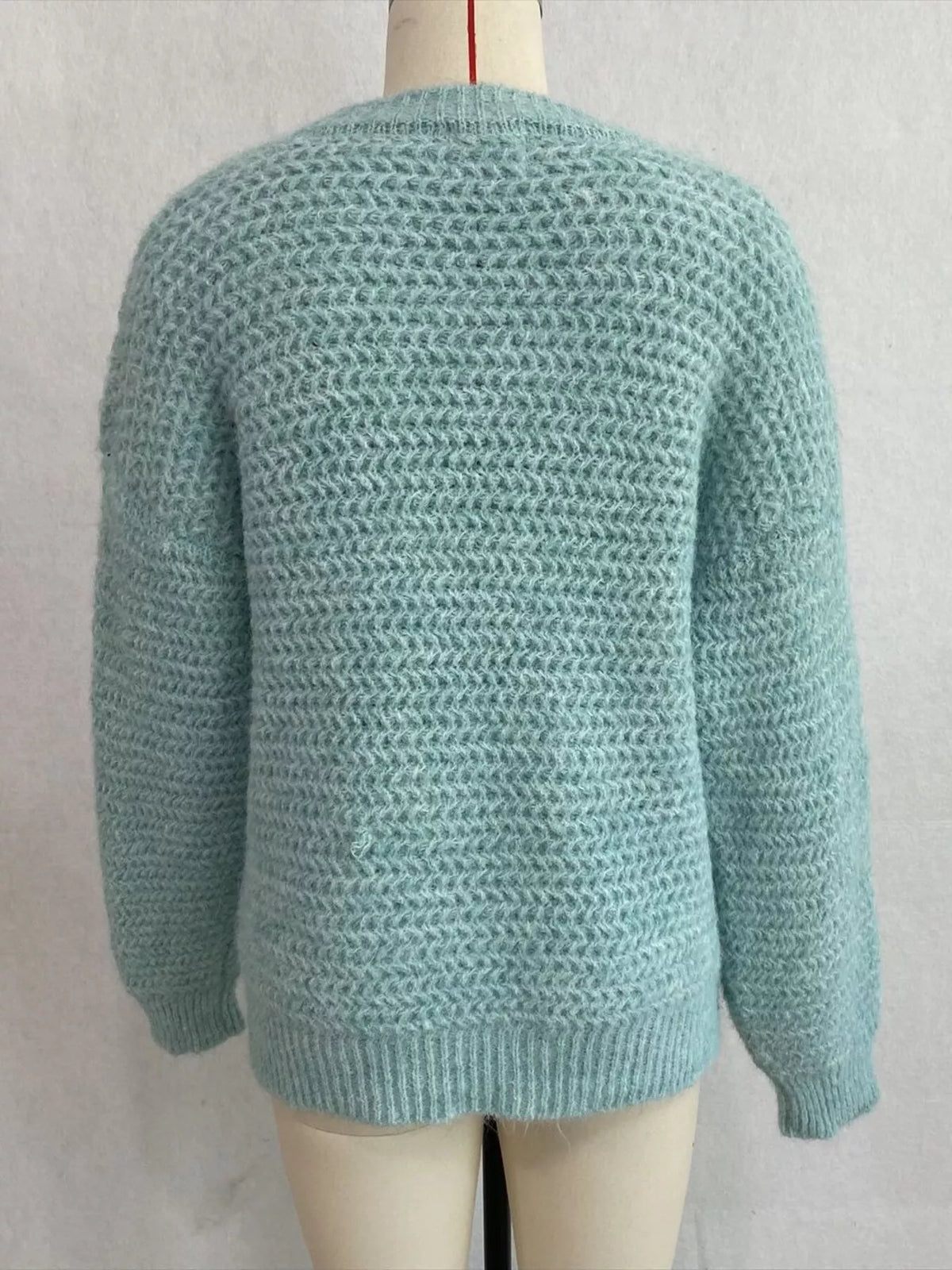 Round Neck Drop Shoulder Sweater