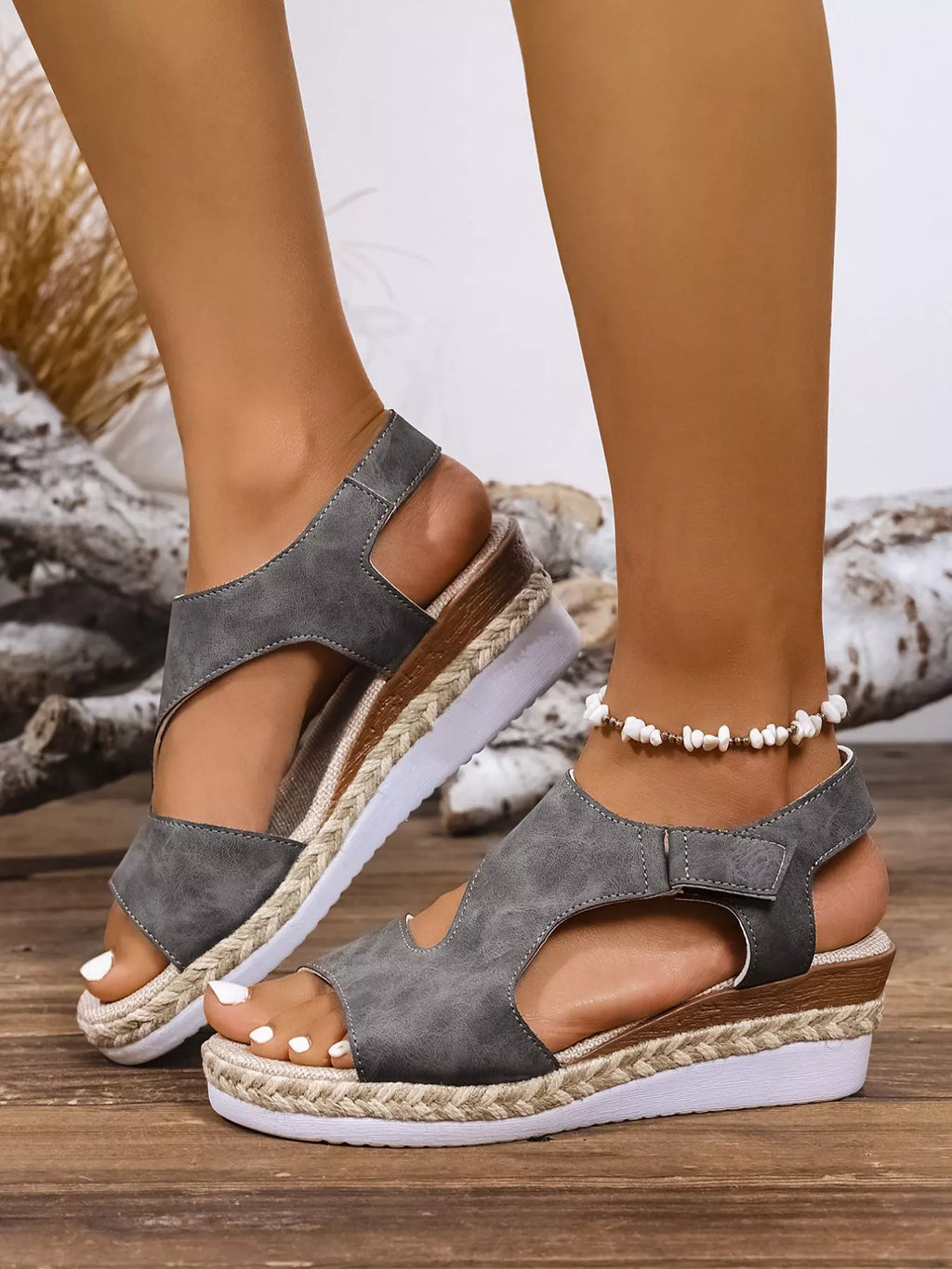 Open Toe Wedge Sandals