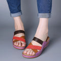 Crisscross Casual Wedge Sandals