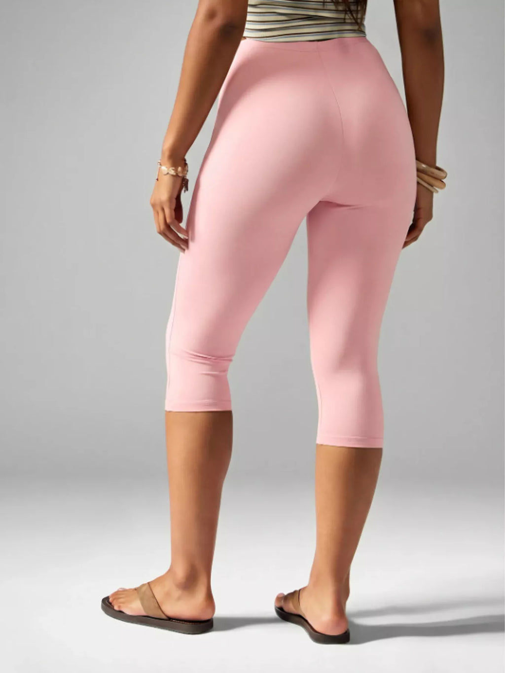 High-Waisted Active Capri Leggings