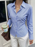 Striped Slim-Fit Button-Down Shirt