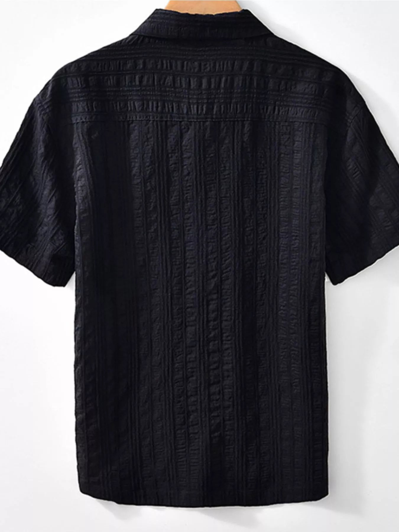 Men's Plus Size Button Up Short Sleeve Shirt