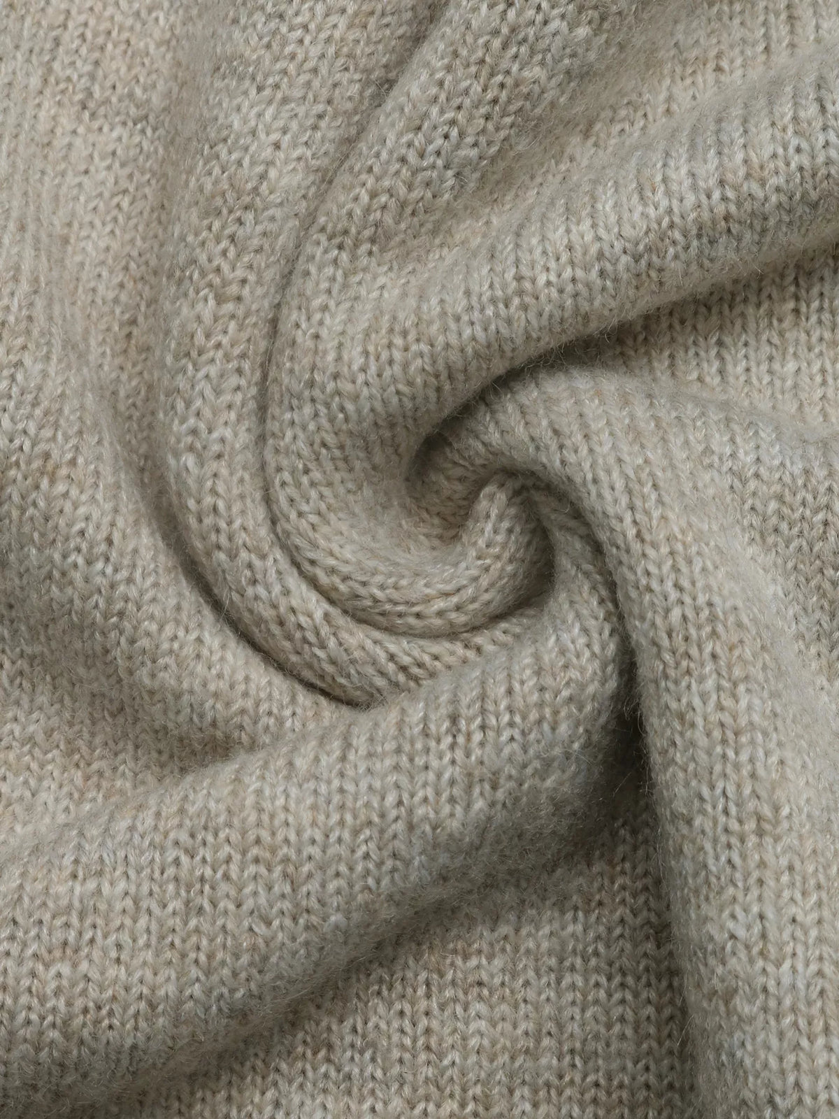 Layered Lace Hem Crew Neck Sweater