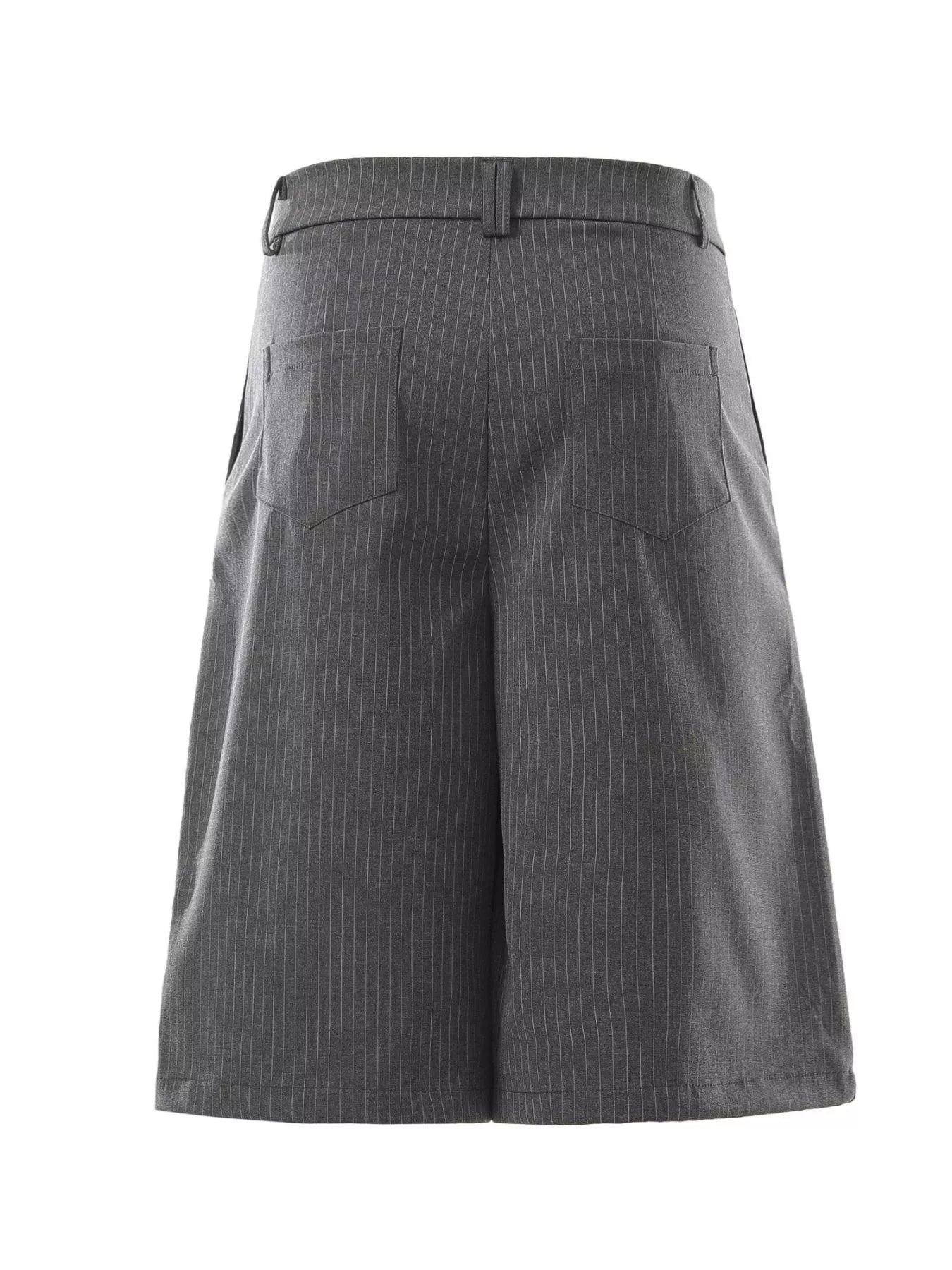 Men's Striped Loose Fit Capris
