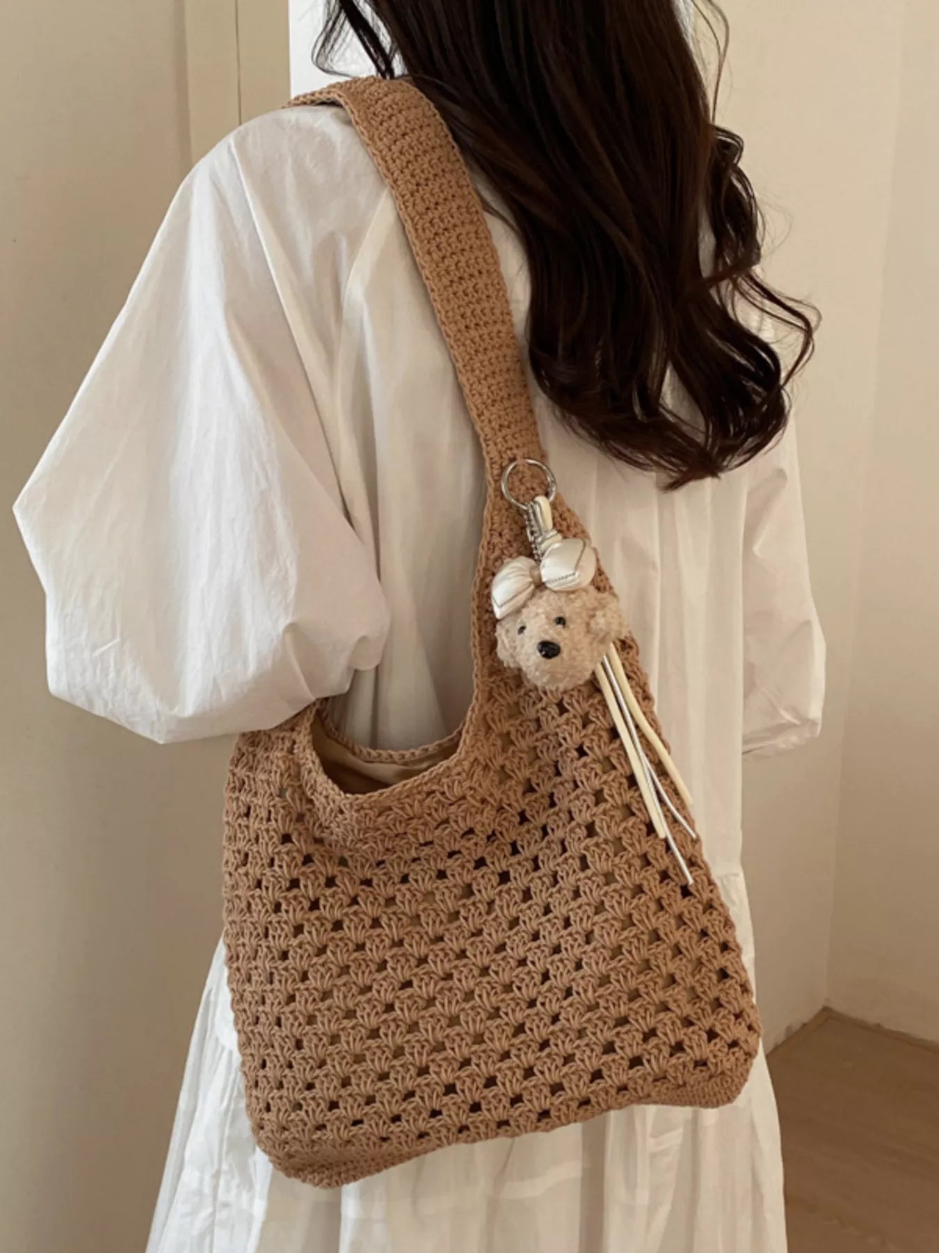 Crochet Knit Shoulder Bag
