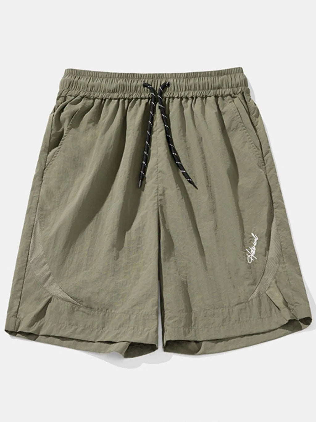 Men's Plus Size Drawstring Shorts with Pockets