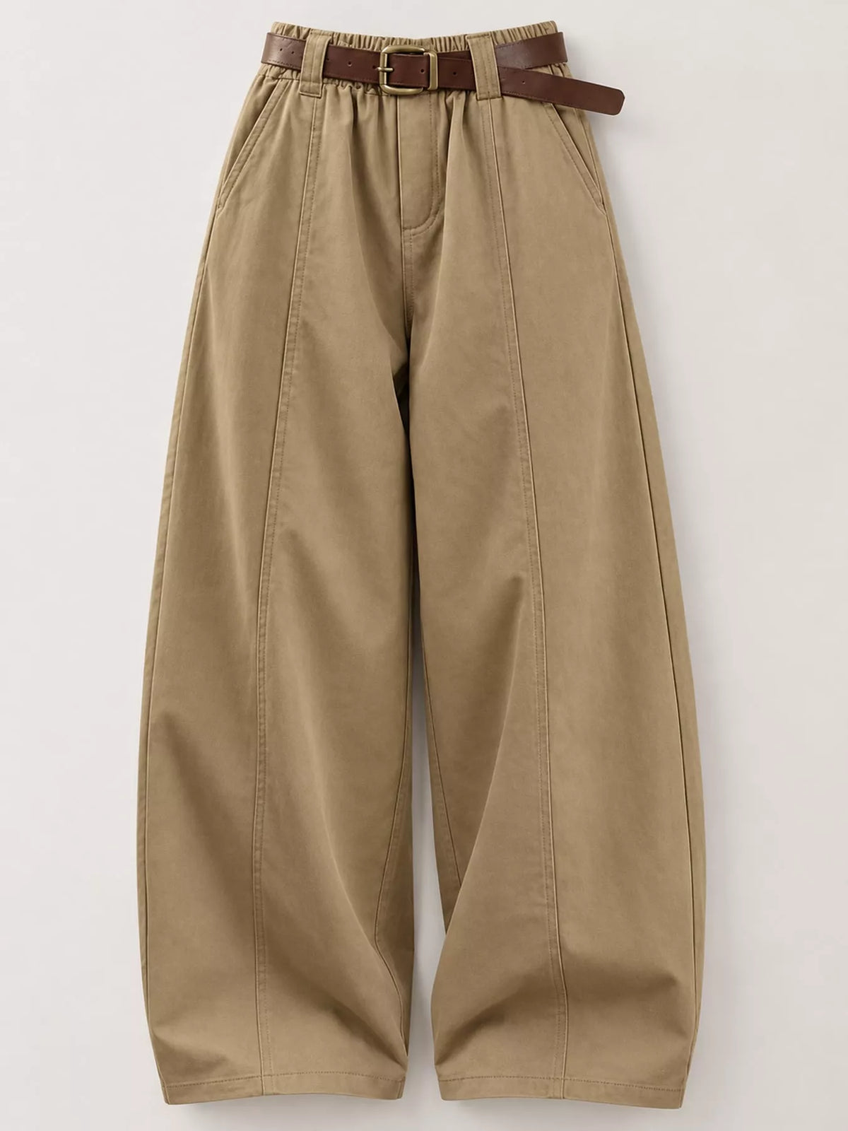 Wide-Leg Cargo Pants