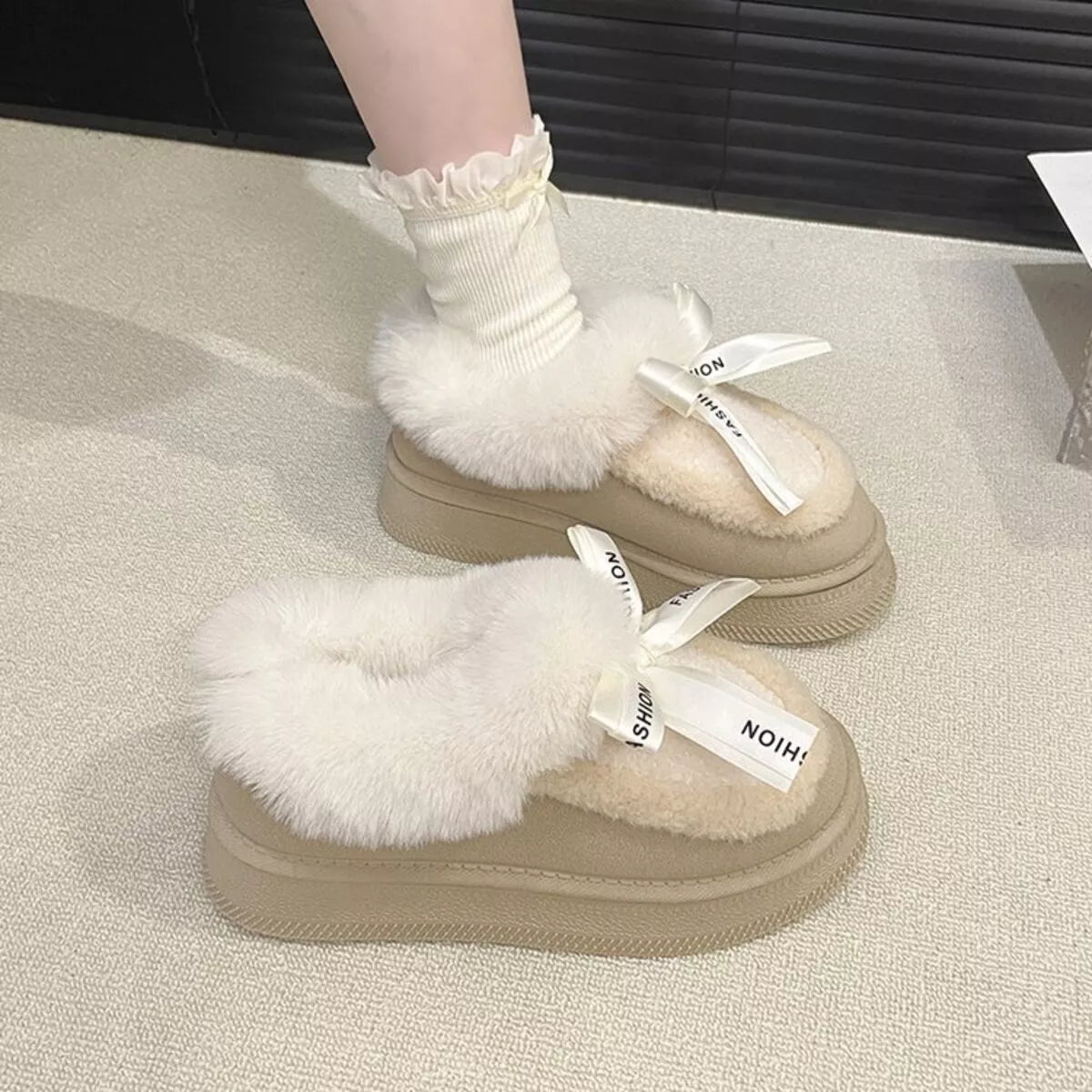 Round Toe Platform Boots