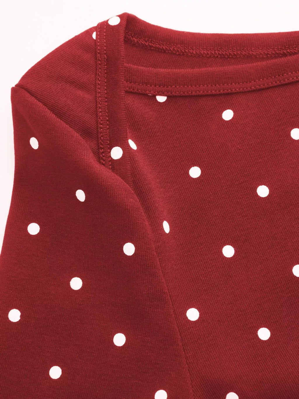 Polka Dot Flare Sleeve Mini Dress