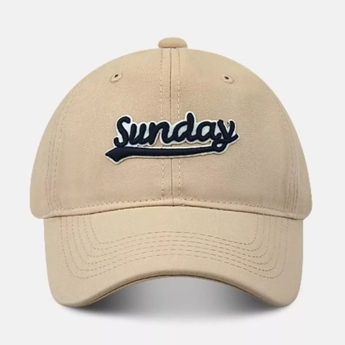 Casual "Sunday" Embroidered Baseball Cap
