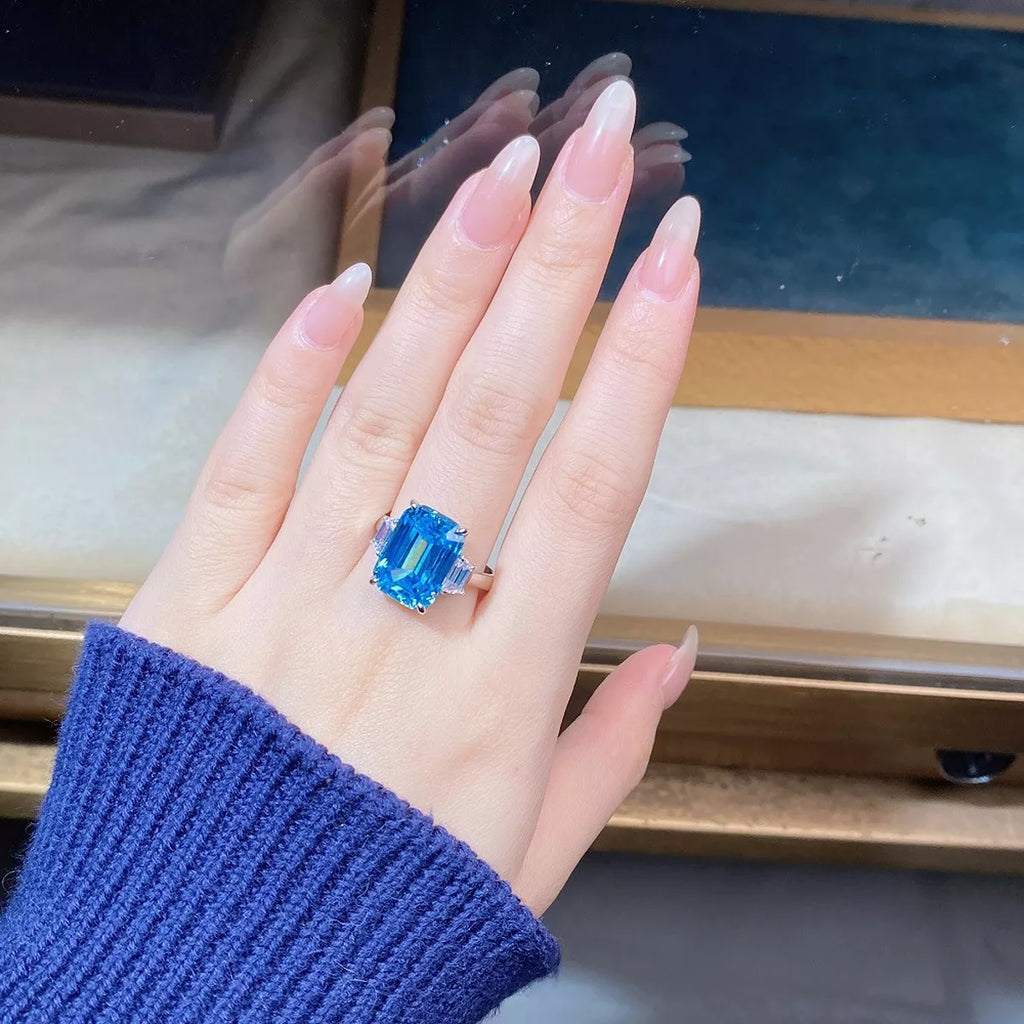 925 Sterling Silver Geometric Ring