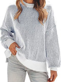 Stripe Dropped Shoulder Sweater