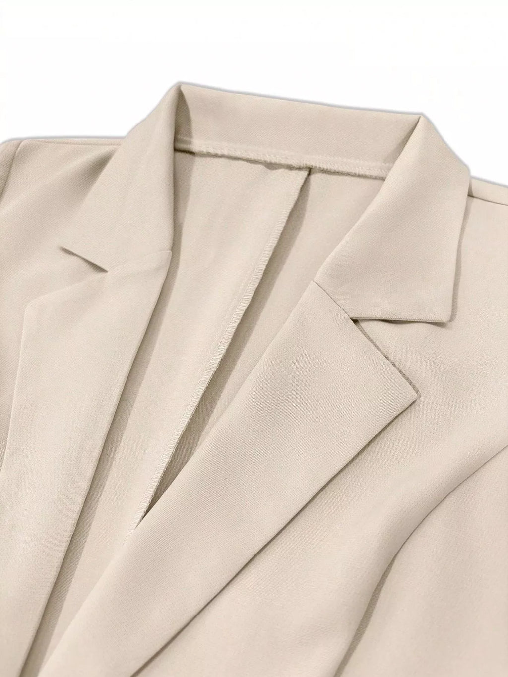 Chinese-Style Knot Lapel Collar Blazer