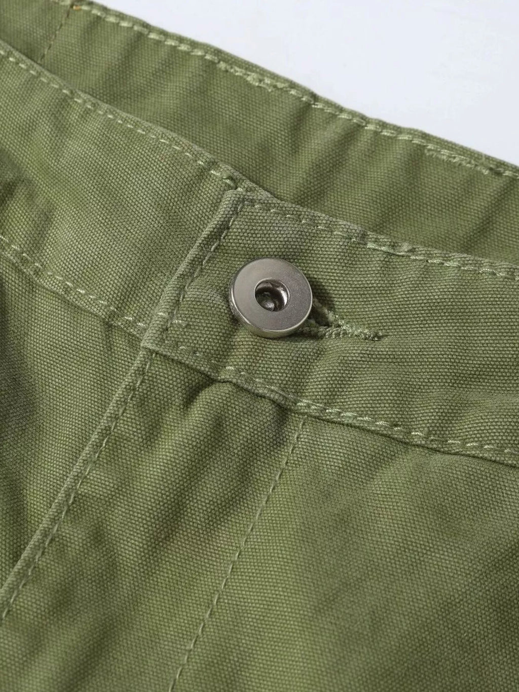 Men's Distressed Cargo Pants with Paint Splatter