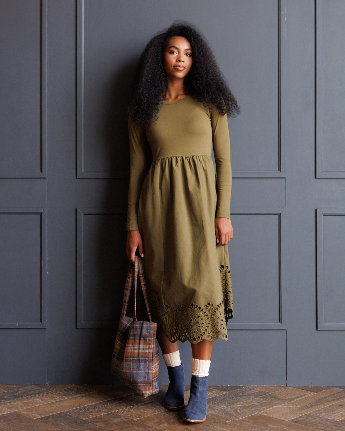 Embroidered Hybrid Dress